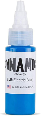 DYNAMIC ELECTRIC BLUE 1OZ (DYNMK ELB) Tattoo Ink(Blue 30 ml)