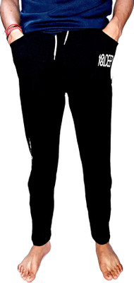 EssCubes Enterprise Solid Men Dark Blue Track Pants