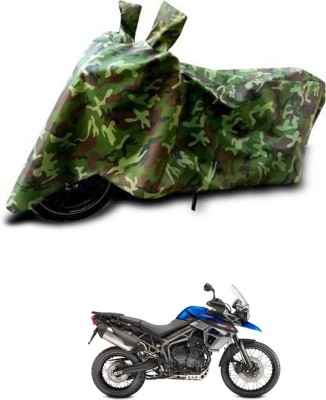 RONISH Waterproof Two Wheeler Cover for Triumph(Tiger 800, Green)