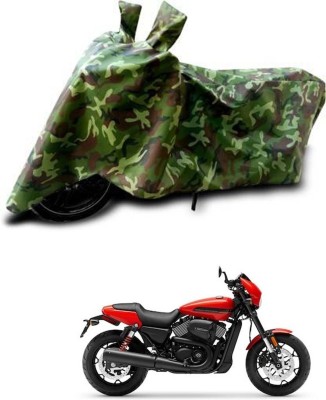 RONISH Waterproof Two Wheeler Cover for Harley Davidson(Street Rod, Green)