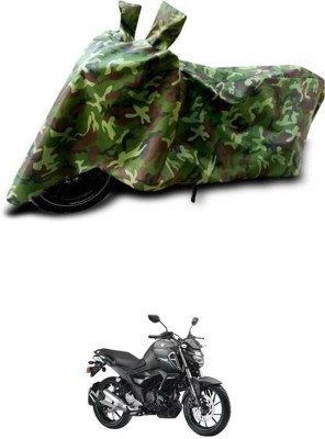 RONISH Waterproof Two Wheeler Cover for Yamaha(FZ S V3.0 FI, Green)