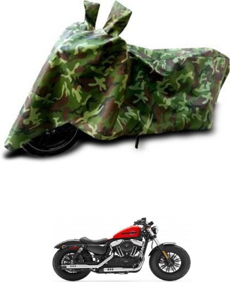 RONISH Waterproof Two Wheeler Cover for Harley Davidson(Forty Eight, Green)