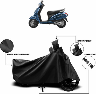 AUTOCAD Waterproof Two Wheeler Cover for Bajaj(Pulsar 180 DTS-i, Black)