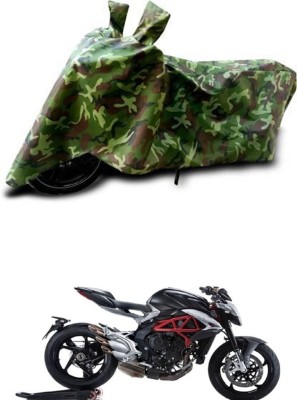 RONISH Waterproof Two Wheeler Cover for MV Agusta(Brutale, Green)