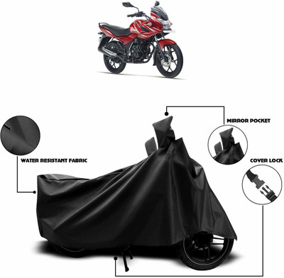 KEDIT Waterproof Two Wheeler Cover for Bajaj(Discover, Black)