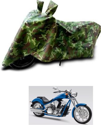 RONISH Waterproof Two Wheeler Cover for Honda(VT 1300CX, Green)