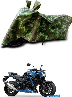 RONISH Waterproof Two Wheeler Cover for Suzuki(GSX-S750, Green)