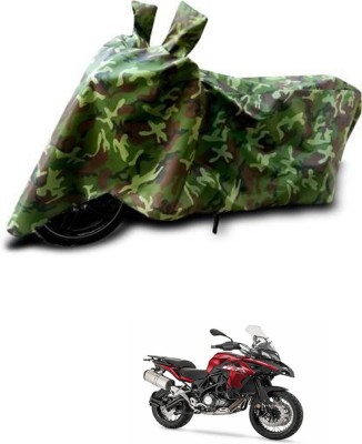 RONISH Waterproof Two Wheeler Cover for Benelli(TRK 502, Green)