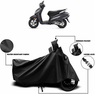 KEDIT Two Wheeler Cover for Honda(Black)