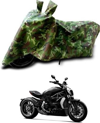 RONISH Waterproof Two Wheeler Cover for Ducati(XDiavel, Green)