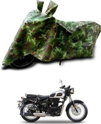 RONISH Waterproof Two Wheeler Cover for Benelli(Imperiale 400, Green)