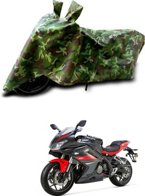 RONISH Waterproof Two Wheeler Cover for Benelli(302R, Green)