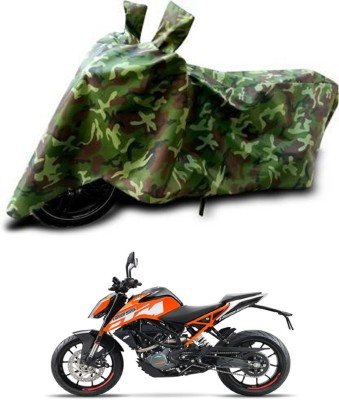 RONISH Waterproof Two Wheeler Cover for KTM(125 Duke, Green)