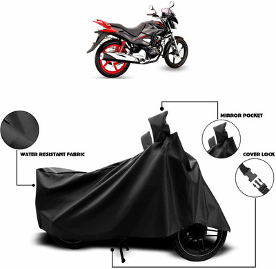 KEDIT Waterproof Two Wheeler Cover for Hero(CBZ Extreme, Black)