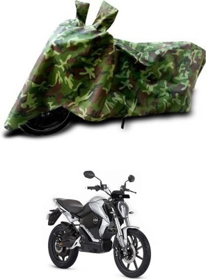 RONISH Waterproof Two Wheeler Cover for Revolt(RV 300, Green)