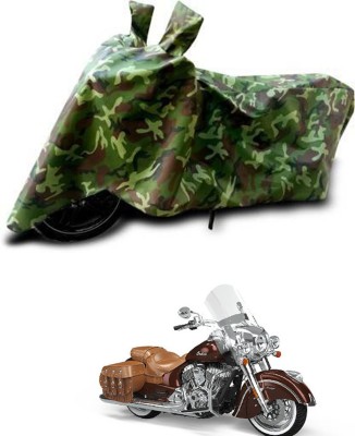 RONISH Waterproof Two Wheeler Cover for Indian(Chief Classic, Green)