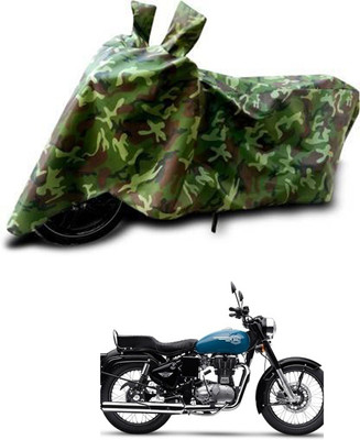 RONISH Waterproof Two Wheeler Cover for Royal Enfield(Standard 350, Green)