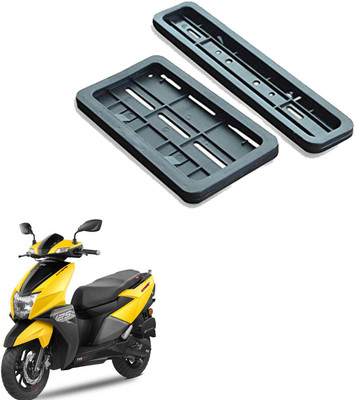 Vagary Bike Number Plate Frame (Standard Size for All Bikes) (Front & Back) -207 Bike Number Plate(Plastic 20 cm  x  7 cm)
