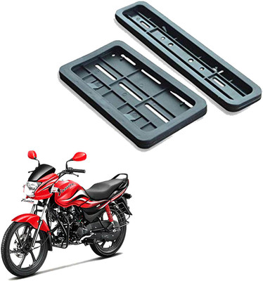 Vagary Bike Number Plate Frame (Standard Size for All Bikes) (Front & Back) -125 Bike Number Plate(Plastic 20 cm  x  7 cm)