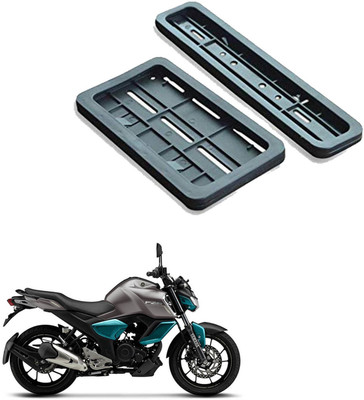 Vagary Bike Number Plate Frame (Standard Size for All Bikes) (Front & Back) -077 Bike Number Plate(Plastic 20 cm  x  7 cm)