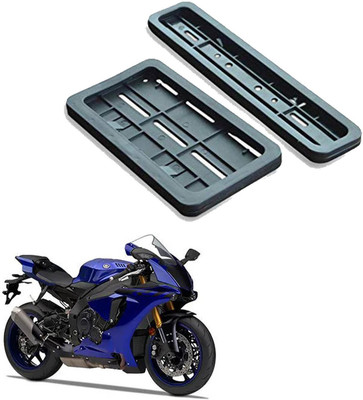 Vagary Bike Number Plate Frame (Standard Size for All Bikes) (Front & Back) -087 Bike Number Plate(Plastic 28 cm  x  7 cm)
