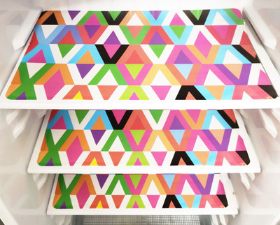DPA Collection Fridge Mat(Width: 30 cm, Multicolor)