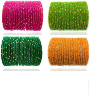 Dreamy Designs Glass Bangle Set(Pack of 96)