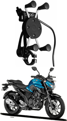 Enfield Works X-Grip Mobile Holder With USB Charger For Bike EW-2766 Bike Mobile Holder(Black)