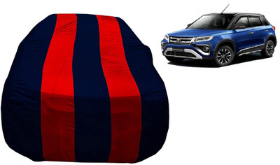 Auto Hub Car Cover For Toyota Cruiser (With Mirror Pockets)(Black, Red, For 2020 Models)