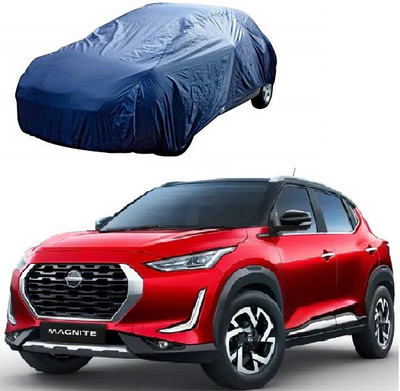 Auto Hub Car Cover For Nissan Magnite (With Mirror Pockets)(Blue, For 2020 Models)