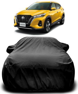 APNEK Car Cover For Nissan Kicks (With Mirror Pockets)(Black)
