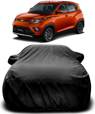 APNEK Car Cover For Mahindra E-KUV100 (With Mirror Pockets)(Black)