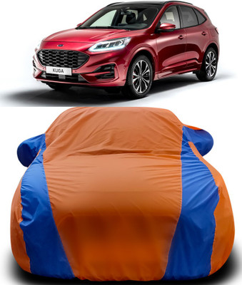 Gavya Car Cover For Ford Kuga (With Mirror Pockets)(Orange, Blue)
