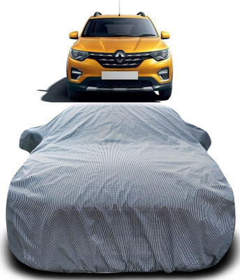 Gavya Car Cover For Renault HBC (With Mirror Pockets)(Black, White)