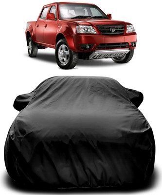 APNEK Car Cover For Tata Xenon (With Mirror Pockets)(Black)