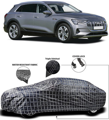 Gavya Car Cover For Audi E-TRON (With Mirror Pockets)(White, Black)