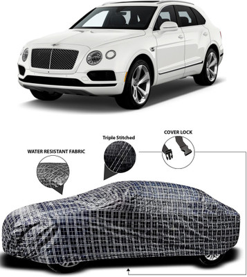 Gavya Car Cover For Bentley Bentayga (With Mirror Pockets)(White, Black)