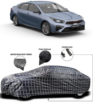 ProRox Car Cover For Kia Cerato (With Mirror Pockets)(White, Black)