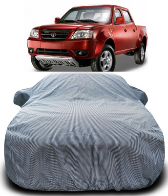APNEK Car Cover For Tata Xenon XT (With Mirror Pockets)(Black, White)
