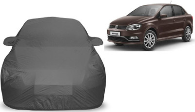 Auto Hub Car Cover For Volkswagen Ameo (With Mirror Pockets)(Grey, For 2020 Models)