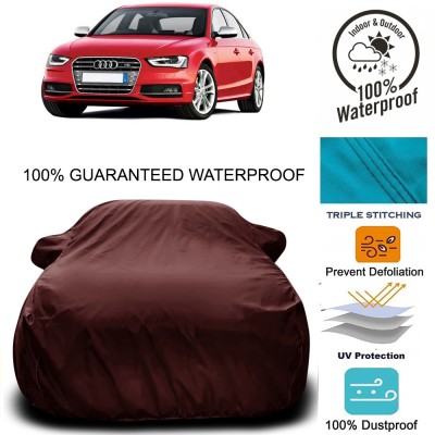 THE REAL ARV Car Cover For Audi S4 (With Mirror Pockets)(Maroon)