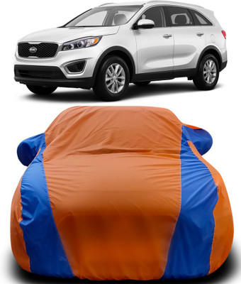 ProRox Car Cover For Kia Sorento (With Mirror Pockets)(Orange, Blue)