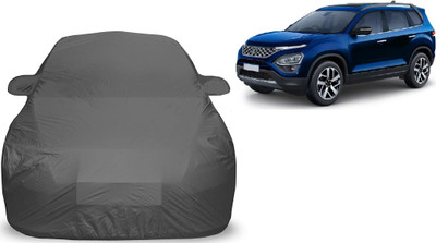 Auto Hub Car Cover For Tata Safari (With Mirror Pockets)(Grey, For 2021 Models)