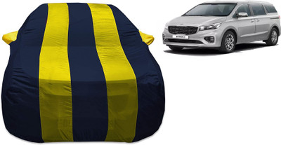 Auto Hub Car Cover For Kia Carnival (With Mirror Pockets)(Blue, Yellow)