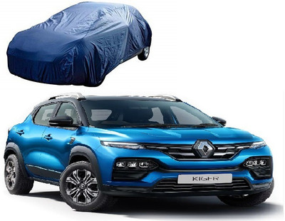 Auto Hub Car Cover For Renault Kiger (With Mirror Pockets)(Blue, For 2021 Models)