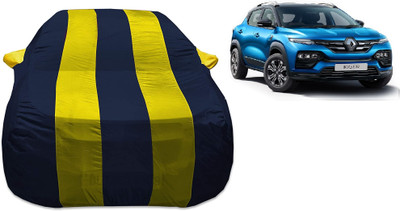 Auto Hub Car Cover For Renault Kiger (With Mirror Pockets)(Blue, Yellow)