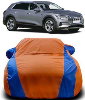 Gavya Car Cover For Audi E-TRON (With Mirror Pockets)(Orange, Blue)