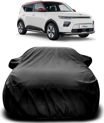 APNEK Car Cover For Kia Soul EV (With Mirror Pockets)(Black)