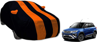 Auto Hub Car Cover For Toyota Cruiser (With Mirror Pockets)(Black, Orange, For 2020 Models)