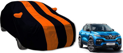 Auto Hub Car Cover For Renault Kiger (With Mirror Pockets)(Black, Orange, For 2021 Models)